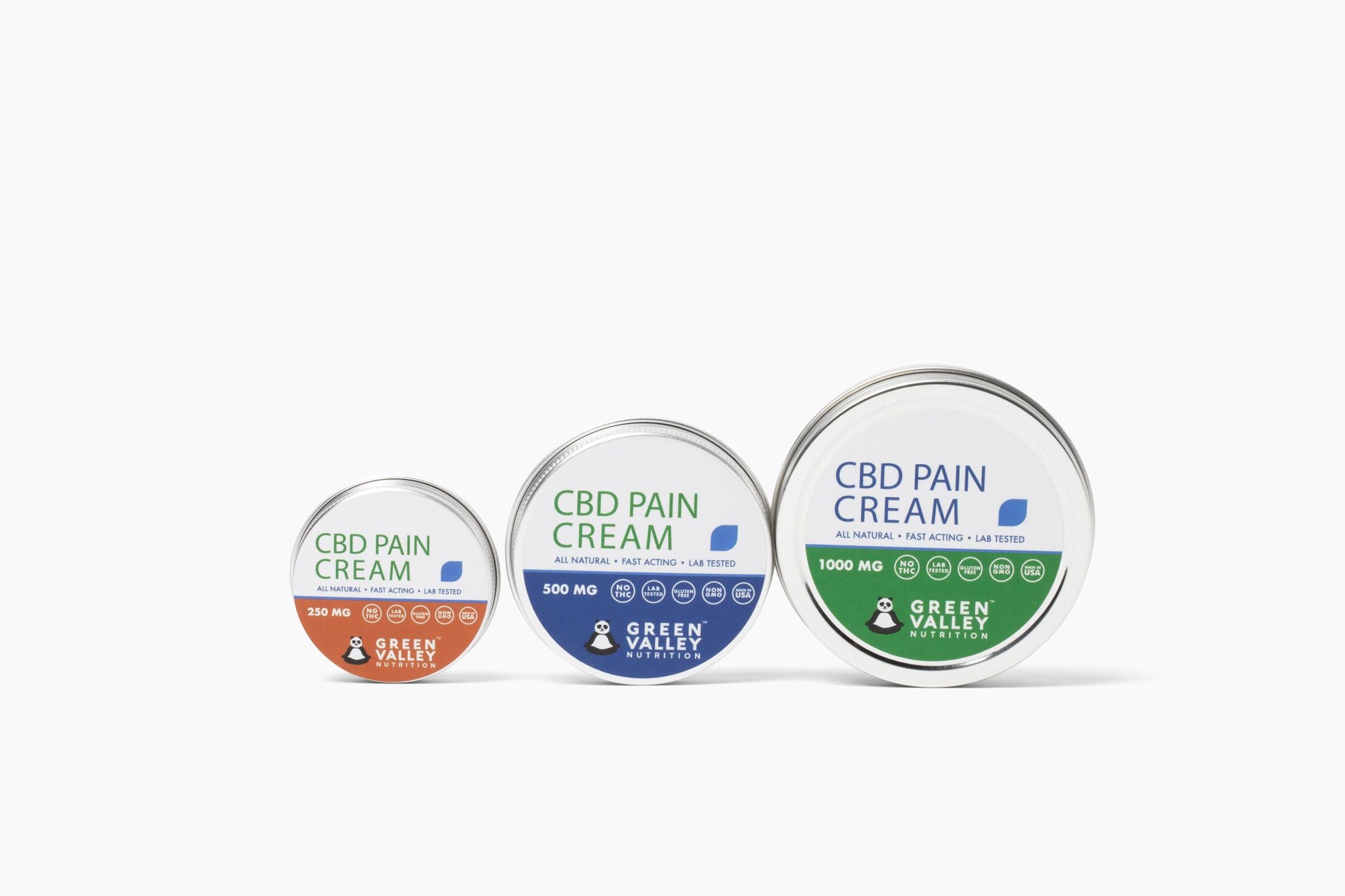 500mg CBD Pain Cream - Feel Better Fast™ with Green Valley 